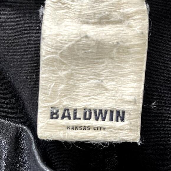 Baldwin Kansas City Hailey Genuine Leather Black Leggings Size S - Picture 7 of 10